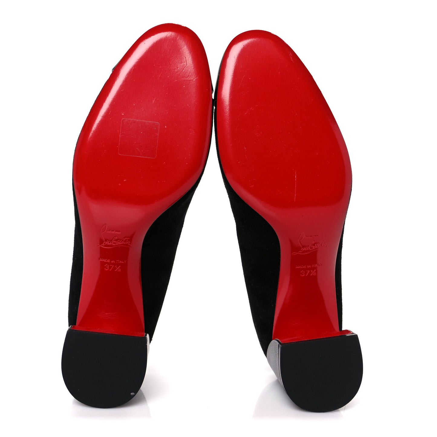 Suede Calfskin Miss Duvette 55mm Cap Toe Pumps 37.5 Black