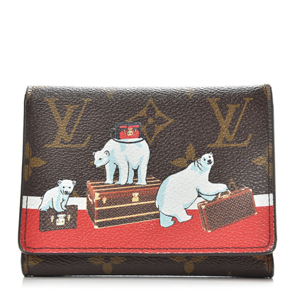 Louis Vuitton Monogram 2017 Christmas Animation Victorine Wallet 1 of 9