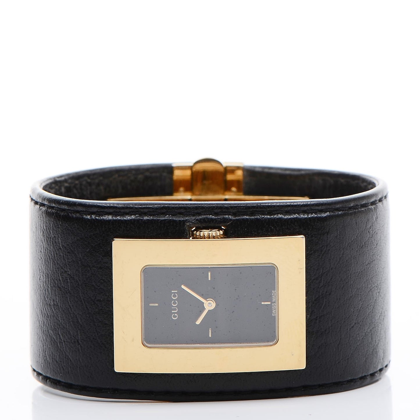 Stainless Steel Calfskin 33mm 7800L Quartz Watch Black