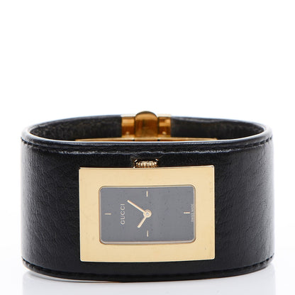 Gucci Stainless Steel Calfskin 33mm 7800L Quartz Watch Black 3 of 9