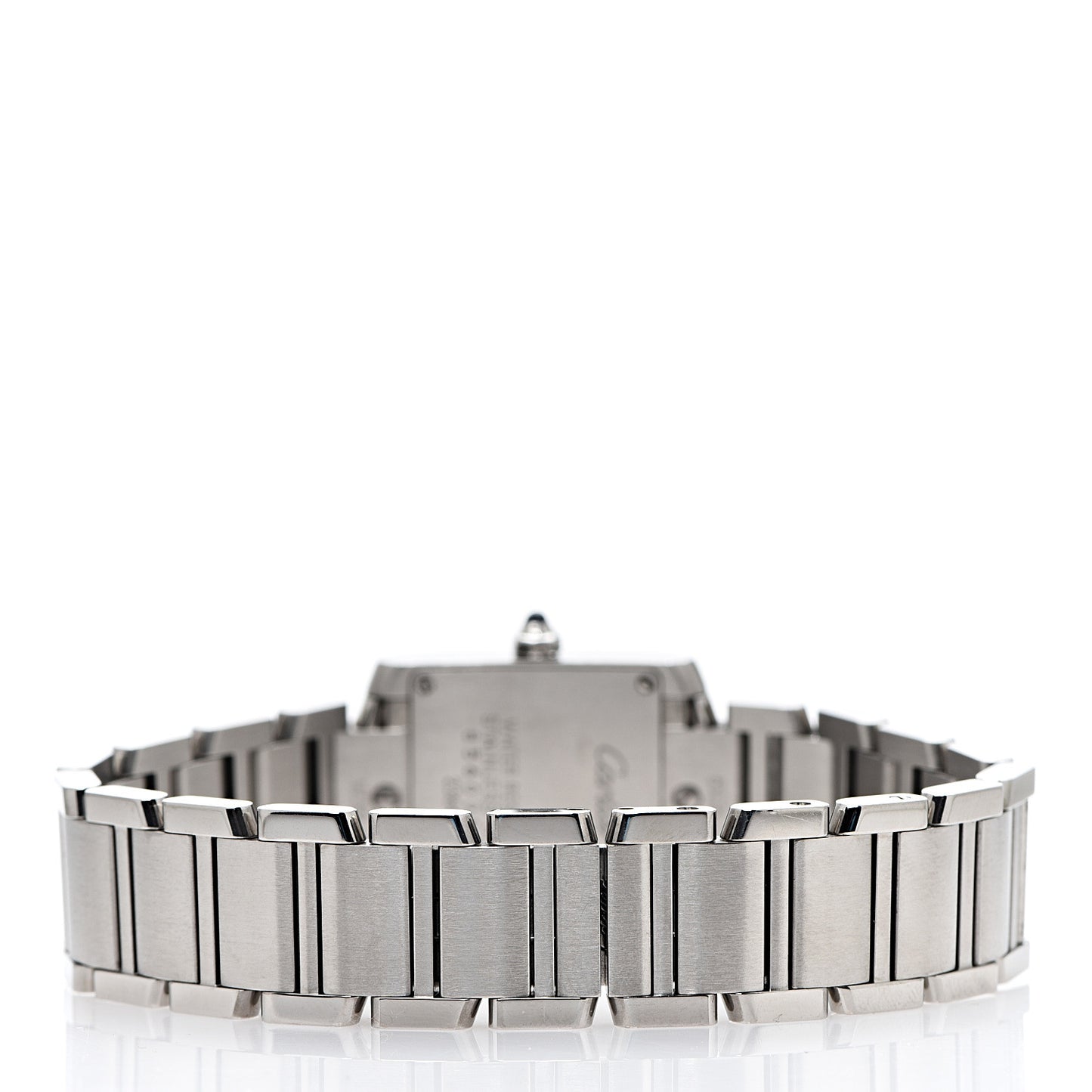 Stainless Steel 20mm Tank Francaise Quartz Watch