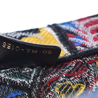 Christian Dior Canvas Embroidered Butterfly Book Tote Multicolor 7 of 7
