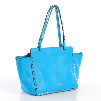 Valentino Garavani Vitello Small Rockstud Tote Parrot 5 of 24