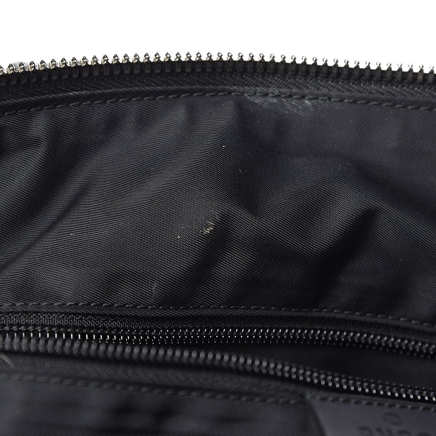 GG Supreme Monogram Web Medium Zippered Tote Beige Black