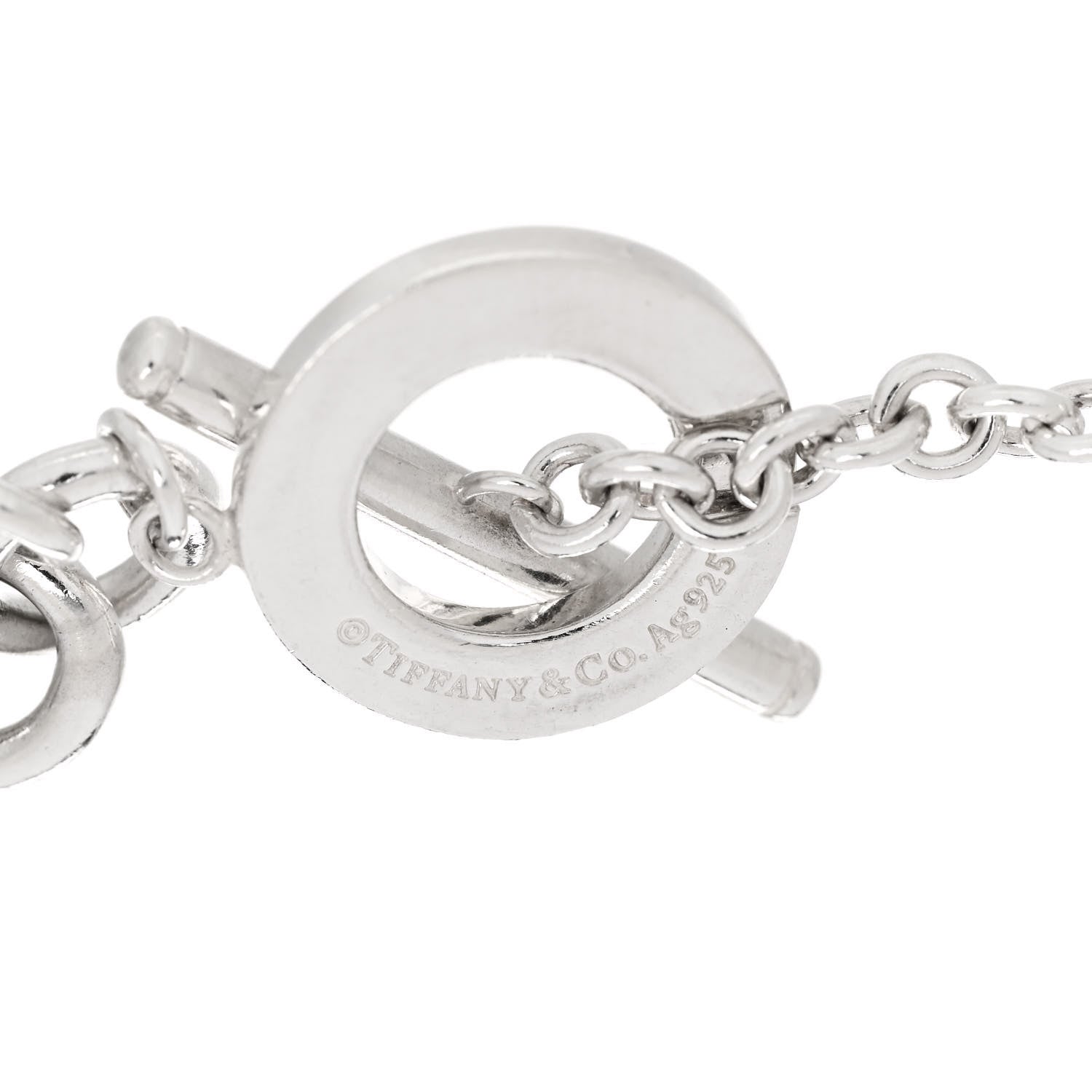 Tiffany Sterling Silver Heart Tag Toggle Bracelet 5 of 5
