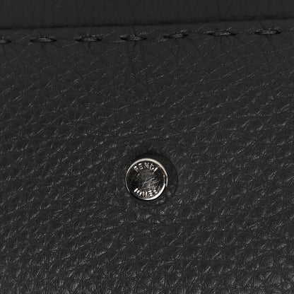 Fendi Cuoio Romano Selleria Bi-Color Medium Peekaboo Iconic Satchel Asfalto Latte 11 of 18
