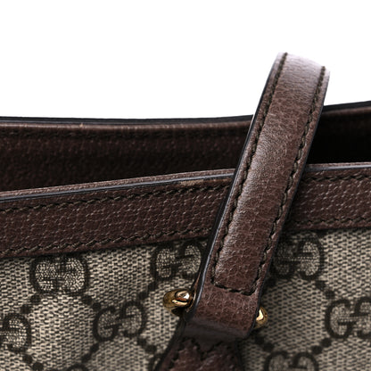 Gucci GG Supreme Monogram Medium Ophidia Shopping Tote Brown 12 of 14