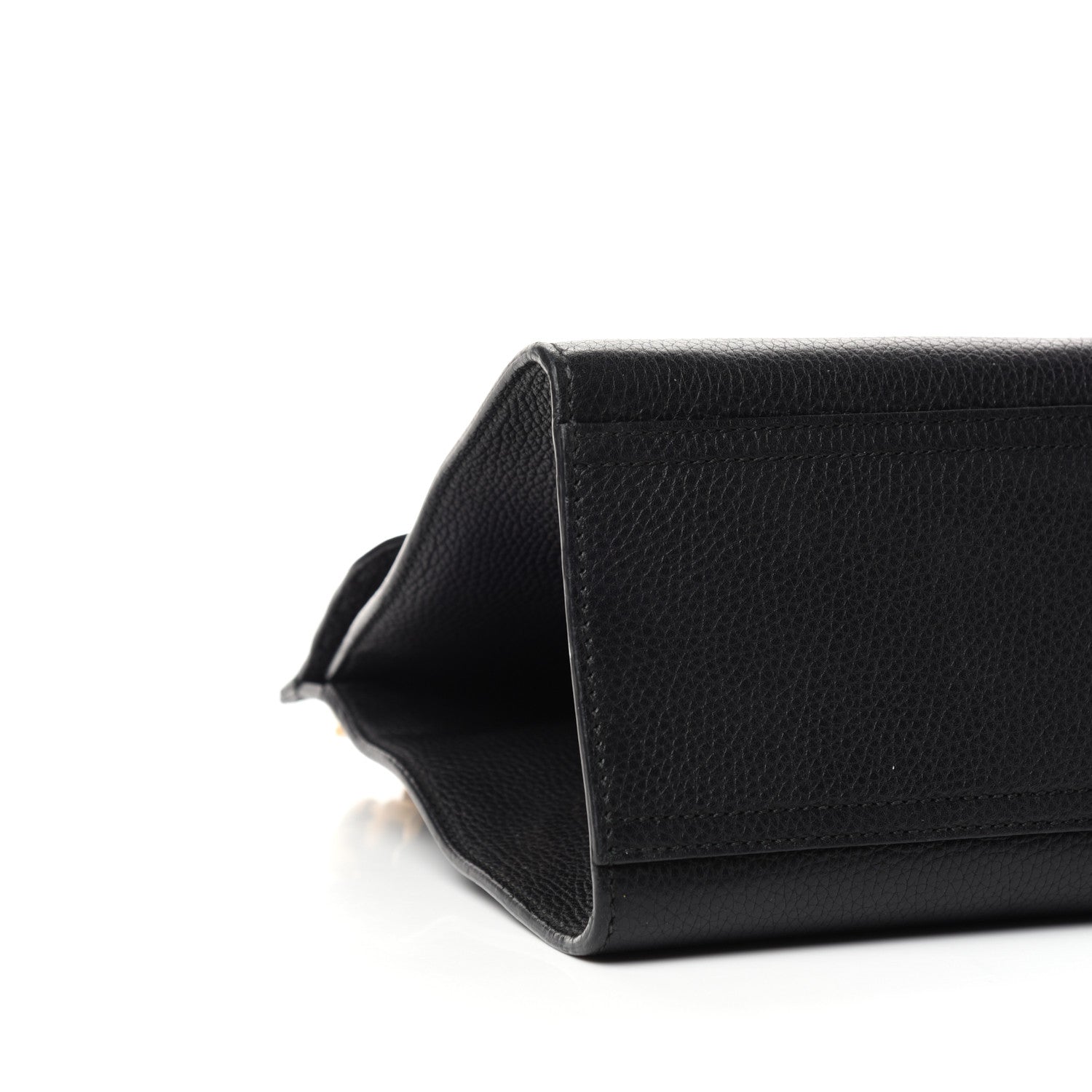 Gucci Calfskin Small GG Marmont Top Handle Bag Black 9 of 11