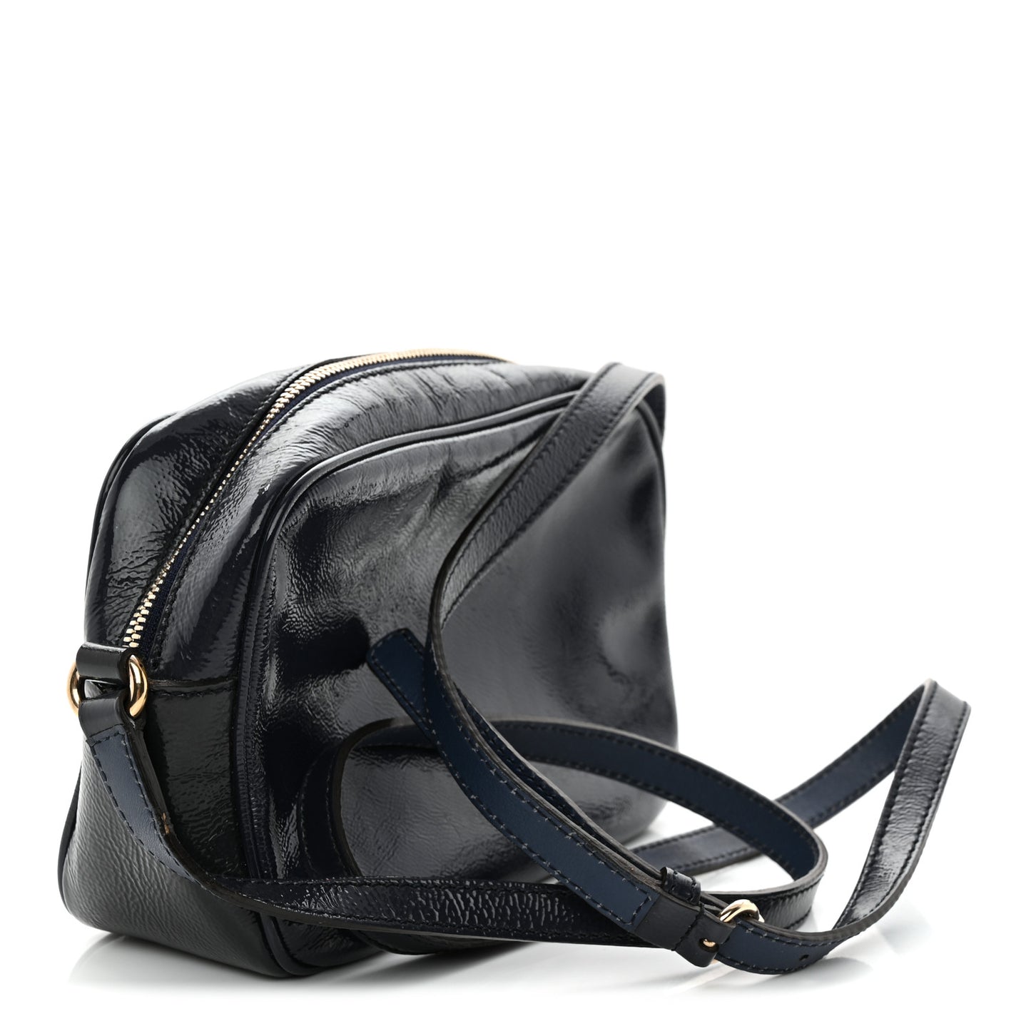 Vernice Naplack Small Soho Disco Bag Uniform Blue