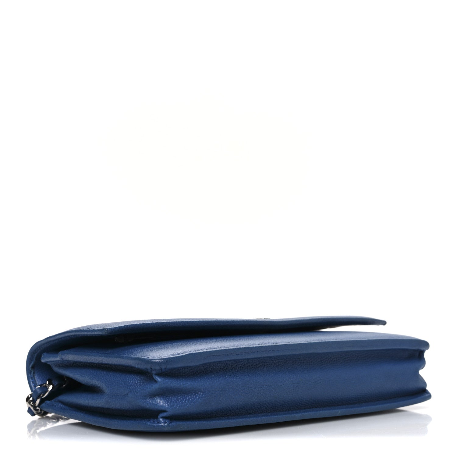 Chanel Caviar Sevruga Wallet on Chain WOC Blue 4 of 11