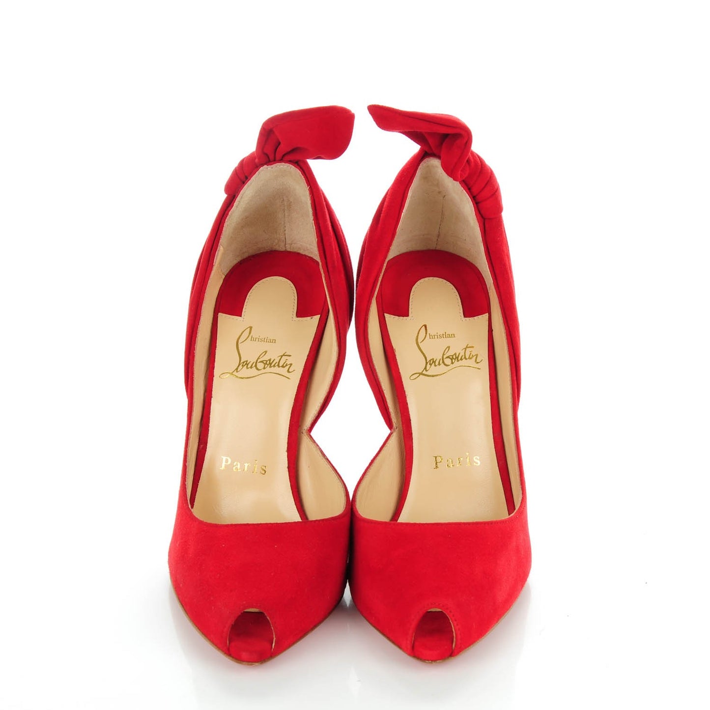 Suede Barbara 100 Peep Toe Pumps 36 Oeillet