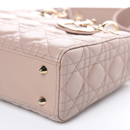 Christian Dior Lambskin Cannage Small Lucky Badges My Lady Dior Taupe 11 of 13