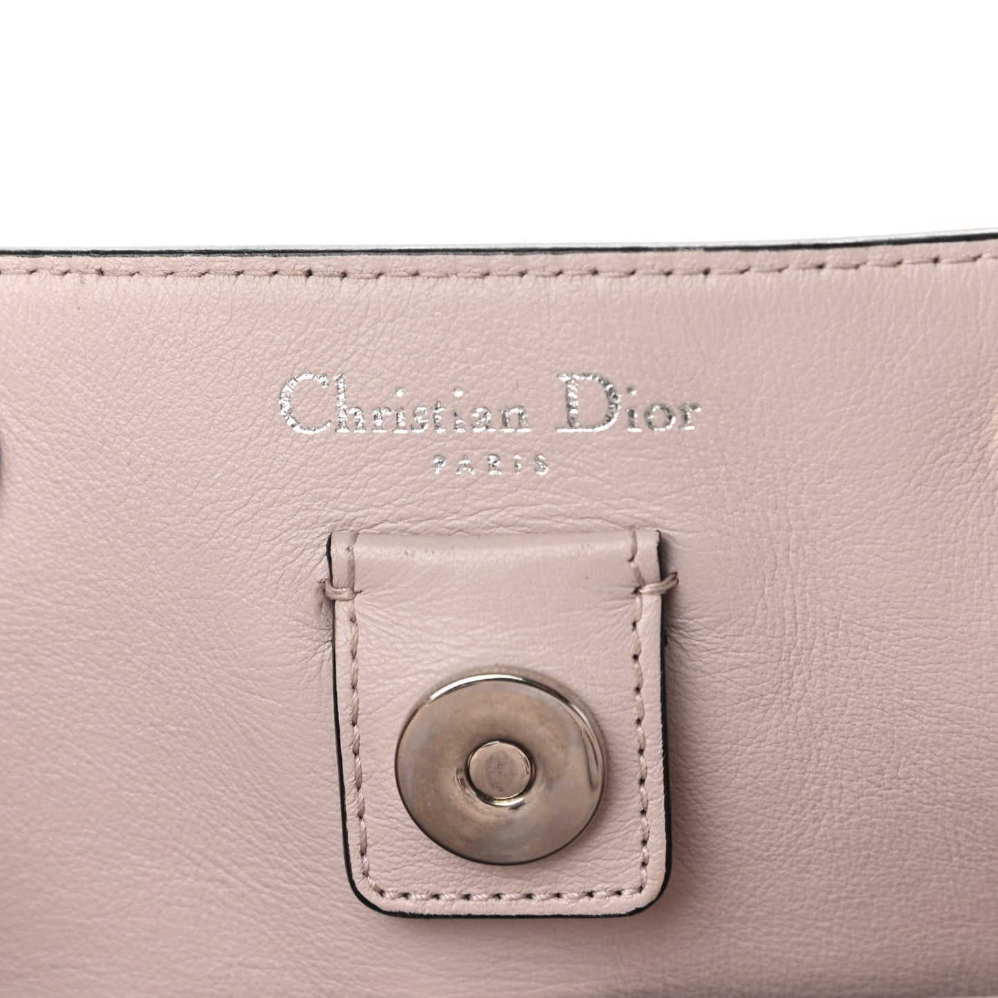 Smooth Calfskin Medium Diorissimo Tote Black Rose Poudre