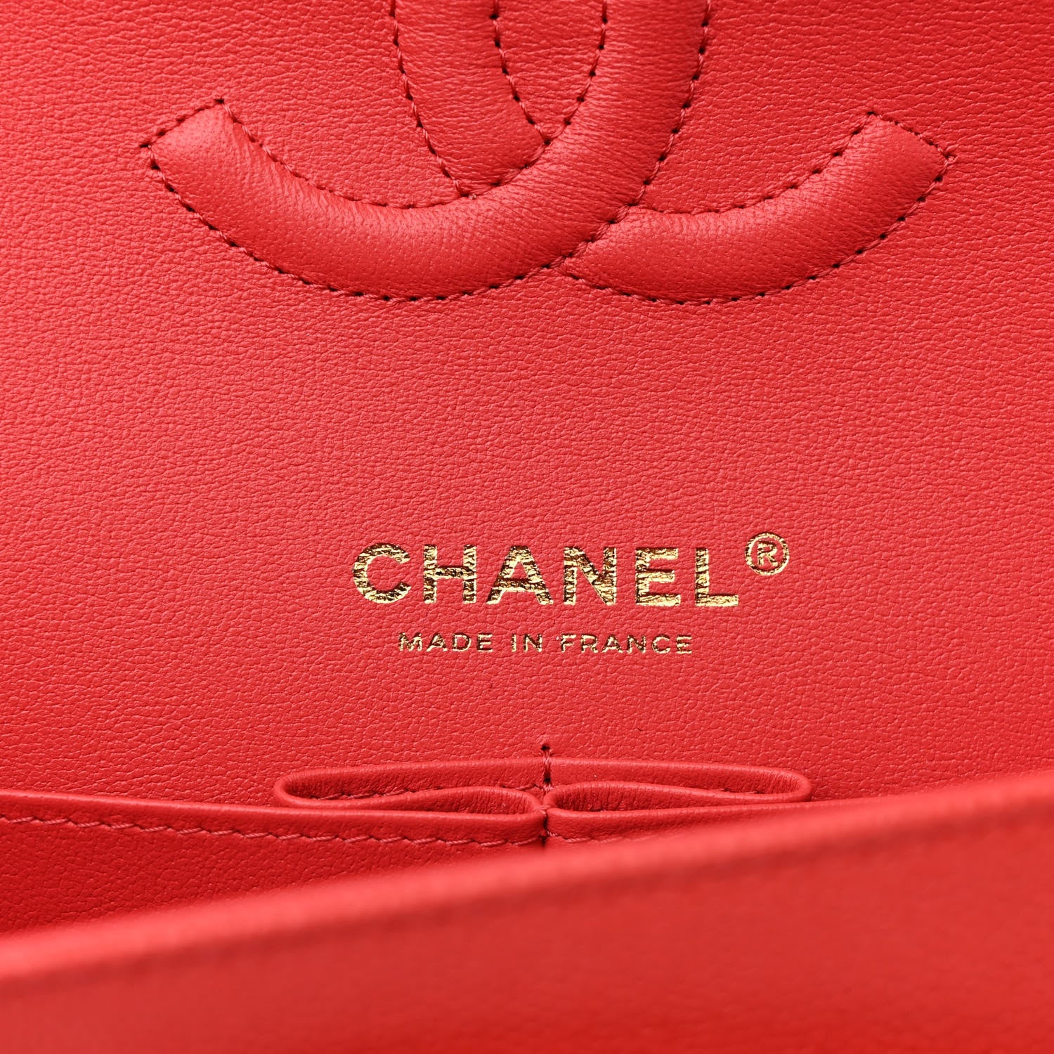 Chanel Caviar Quilted Medium Double Flap Dark Pink 6 of 10