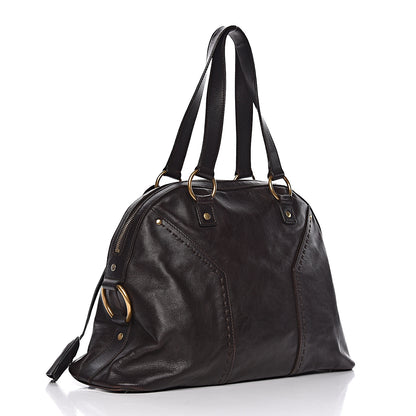Saint Laurent Calfskin Large Muse Brown 3 of 21