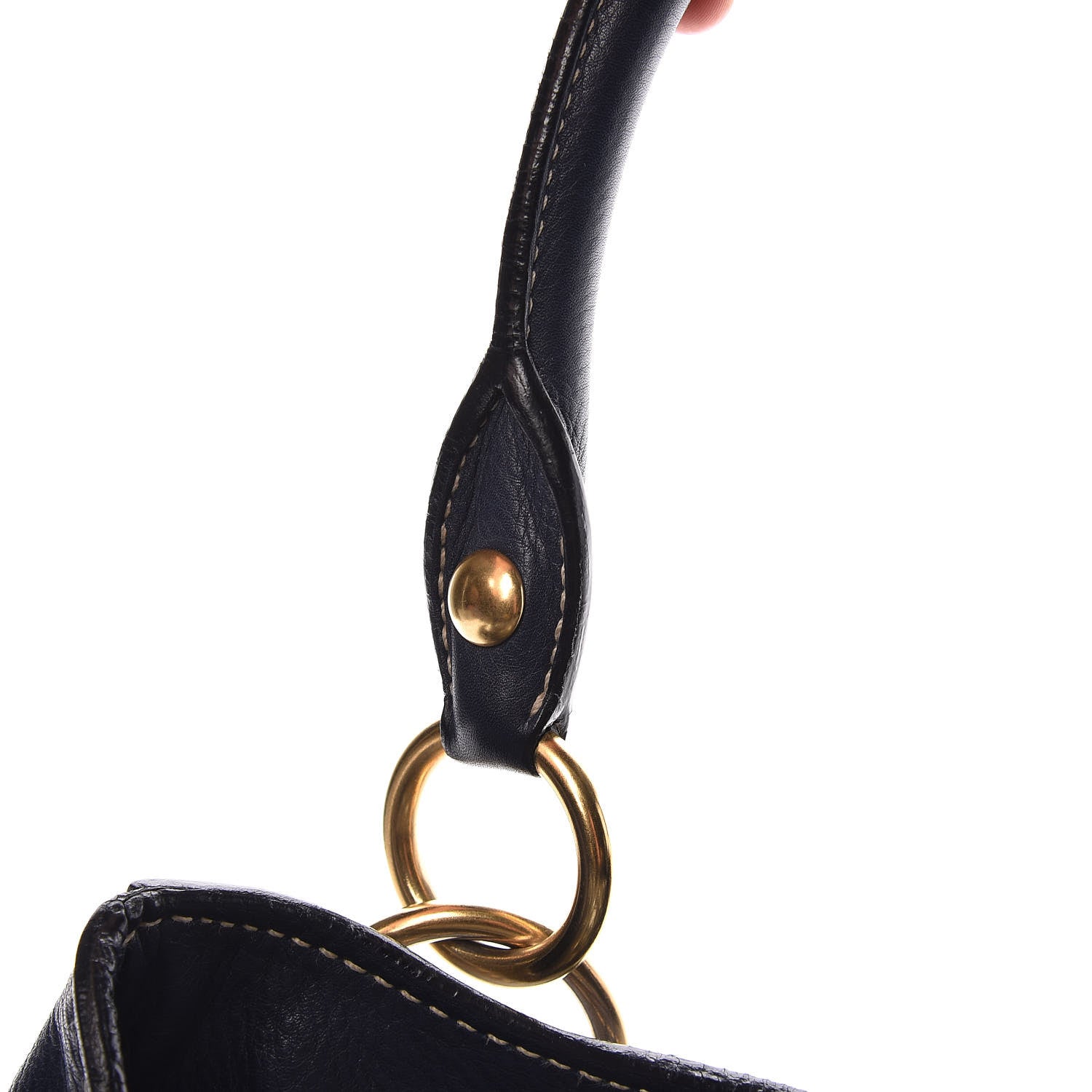 Miu Miu Vitello Shopping Tote Blue 12 of 15