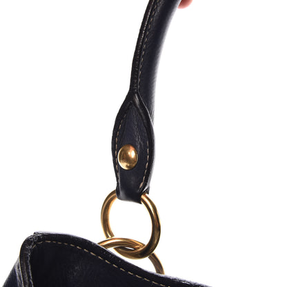 Miu Miu Vitello Shopping Tote Blue 12 of 15