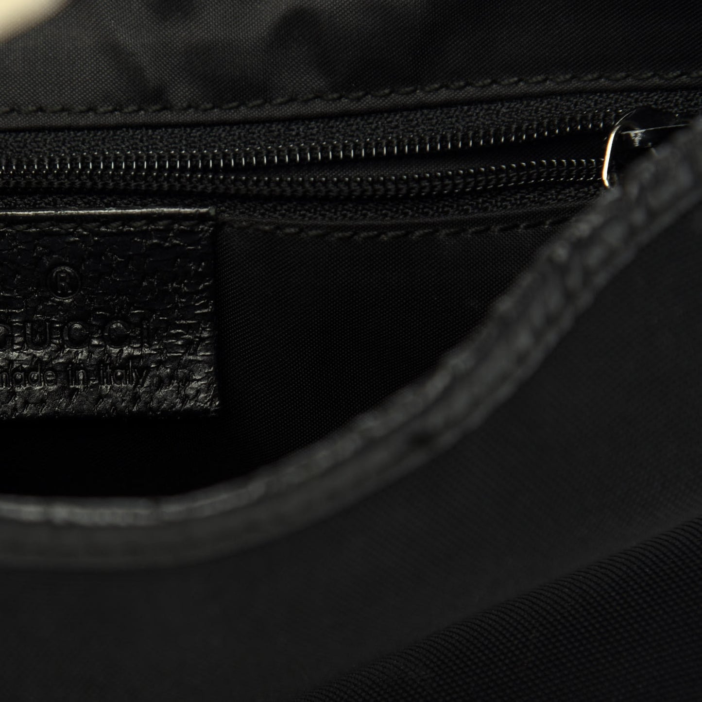 Canvas Calfskin Small Jackie O Hobo Black