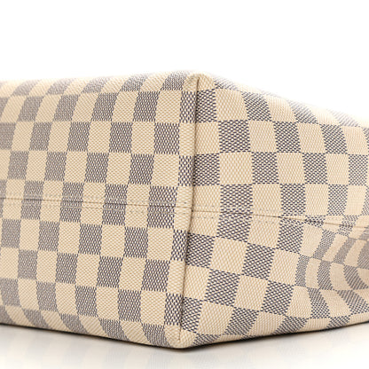 Louis Vuitton Damier Azur Graceful MM Rose Ballerine 10 of 11