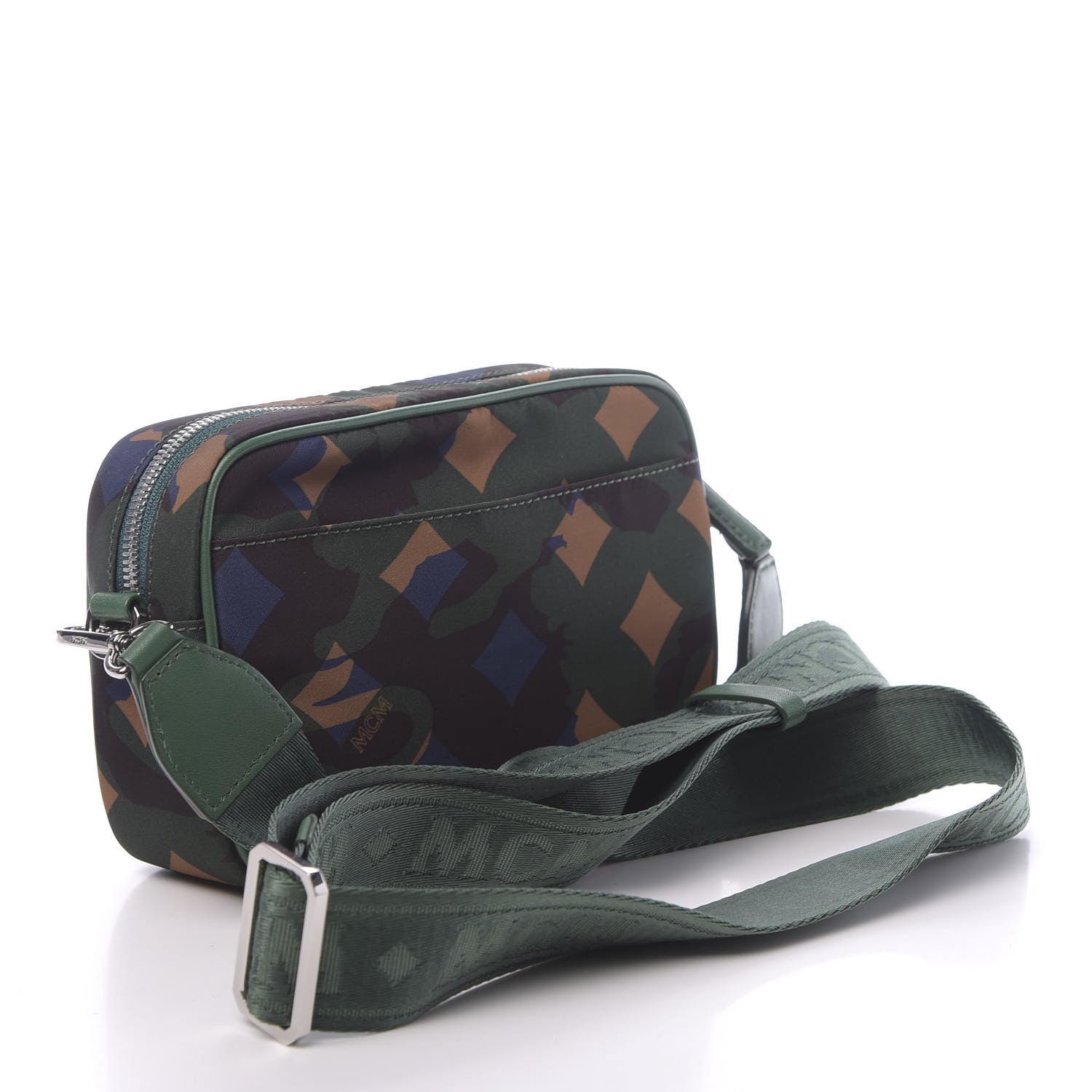 MCM Nylon Camo Dieter Small Camera Crossbody Bag Eden 3 of 9
