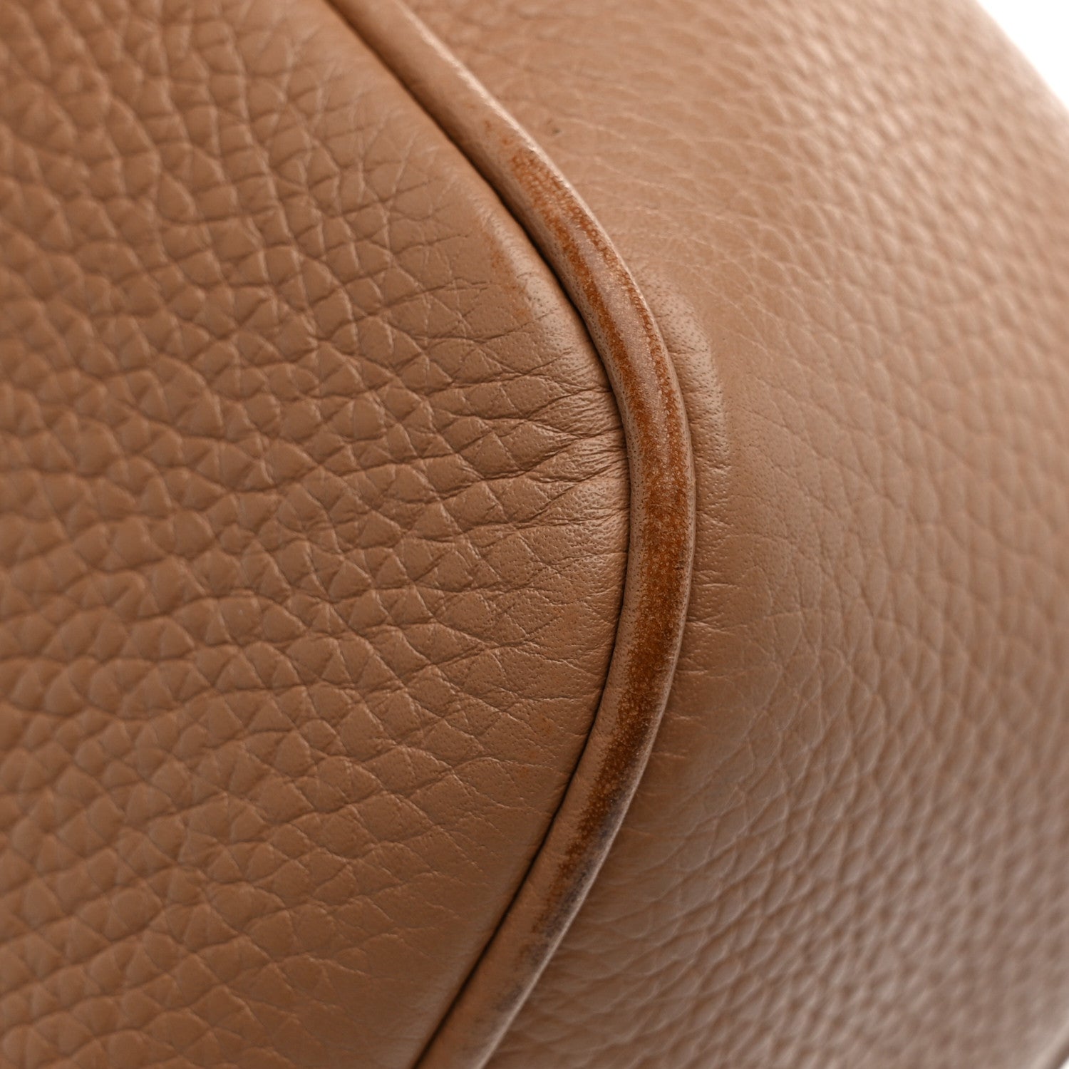 Gucci Pebbled Calfskin Small Soho Disco Bag Camelia 12 of 16