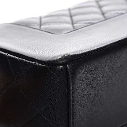 Chanel Sheepskin Quilted Vintage Mademoiselle Flap Black 4 of 13