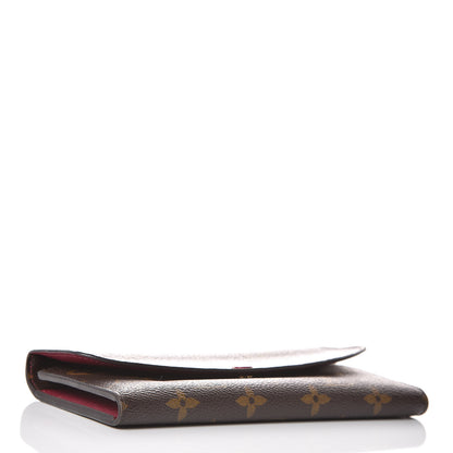 Louis Vuitton Monogram Emilie Wallet Fuchsia 4 of 10