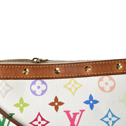Louis Vuitton Monogram Multicolor Pochette Accessories White 19 of 20