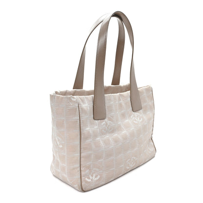 Chanel Nylon Small Travel Tote Beige 3 of 13