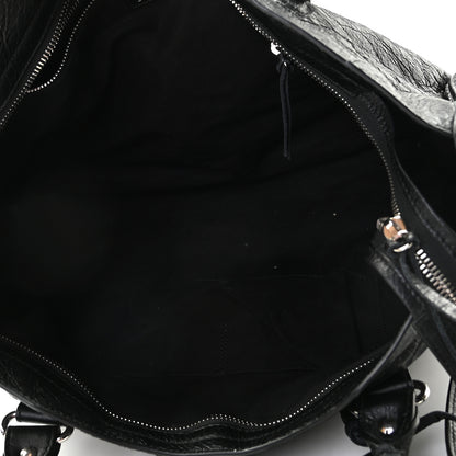 Balenciaga Agneau Classic Silver Hardware City Black 6 of 8