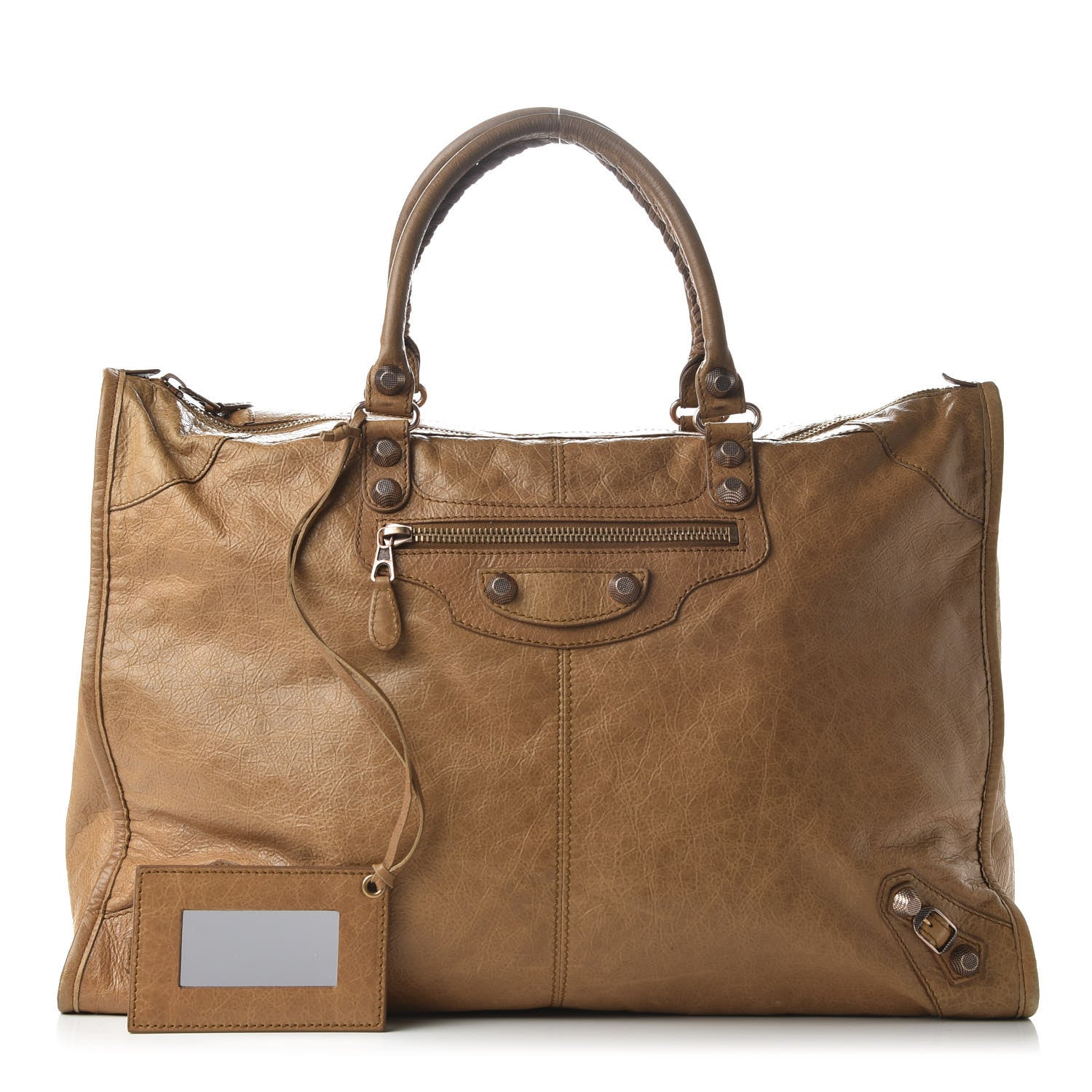 Balenciaga Agneau Giant 12 Rose Gold Hardware Weekend Cumin 1 of 10