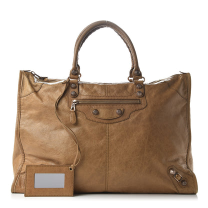 Balenciaga Agneau Giant 12 Rose Gold Hardware Weekend Cumin 1 of 10