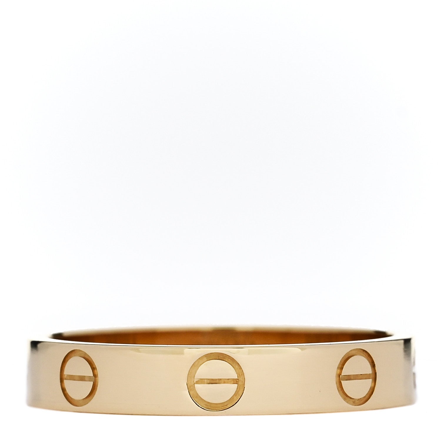 Cartier 18K Yellow Gold 3.5mm LOVE Wedding Band Ring 57 8 3 of 5