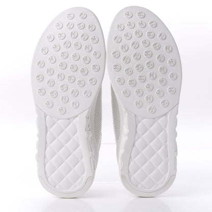 Chanel Sequin CC Sneakers 38.5 White 6 of 11