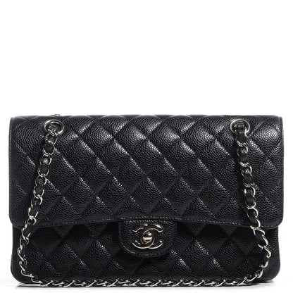Chanel Caviar Quilted Medium Double Flap Black 1 of 8
