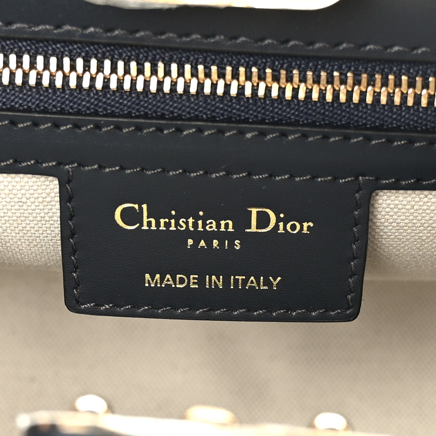 Christian Dior Oblique Key Bag Blue 6 of 9