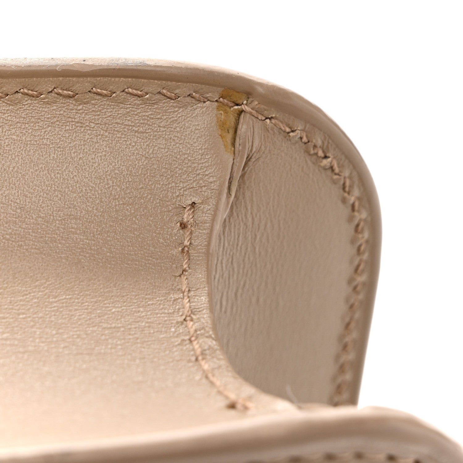 Saint Laurent Smooth Calfskin Le Carre Satchel Dark Beige 16 of 17