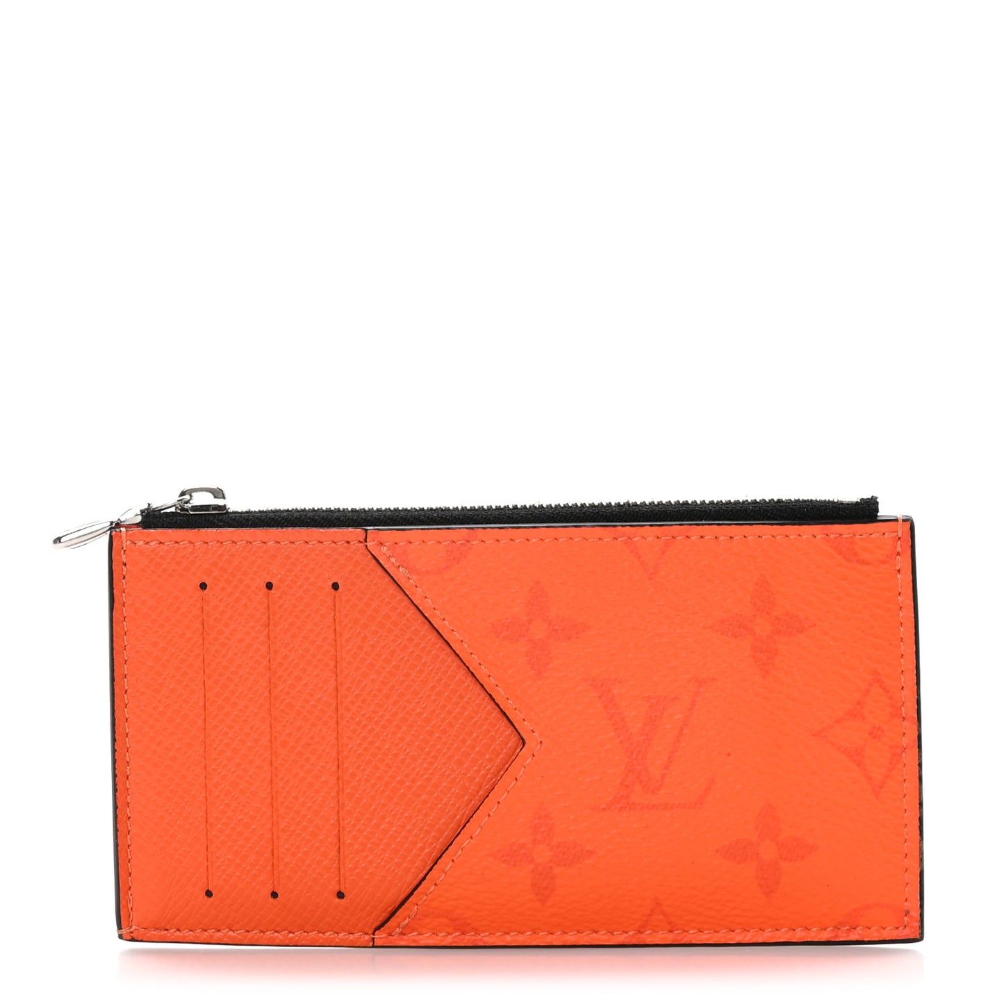 LOUIS VUITTON Taigarama Coin Card Holder Orange