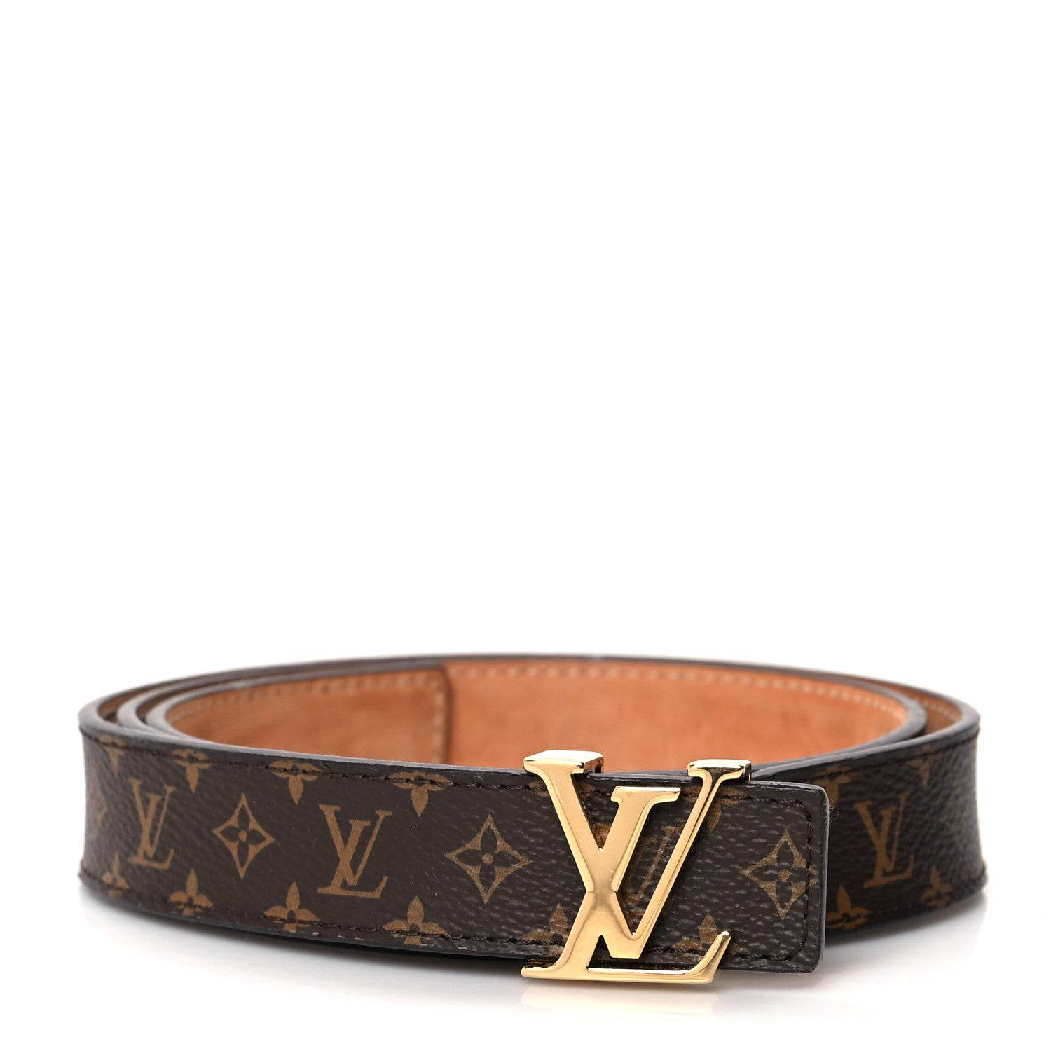 Louis Vuitton Mini Monogram 25mm LV Initiales Belt 80 32 1 of 7