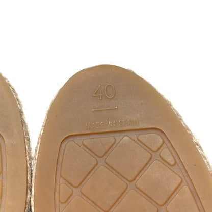 Chanel Lambskin CC Espadrilles 40 Fuchsia Black 6 of 9