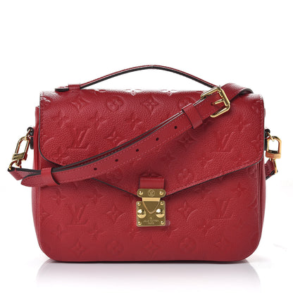 Louis Vuitton Empreinte Pochette Metis Scarlet 1 of 12