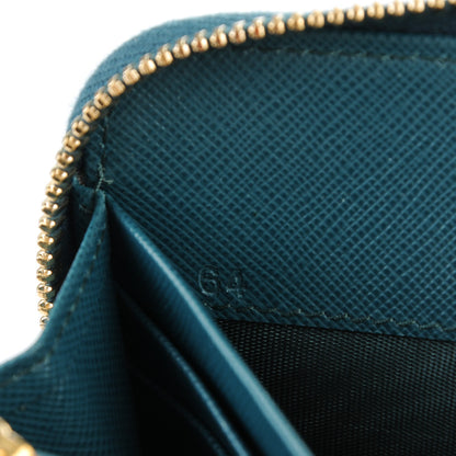 Prada Saffiano Metal Zip Around Wallet Ottanio 7 of 8