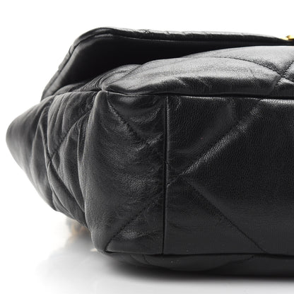 Chanel Lambskin Quilted Large Chanel 19 Flap Black 8 of 11