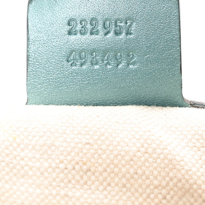 Gucci Monogram Medium Twins Shoulder Bag Turquoise 7 of 10