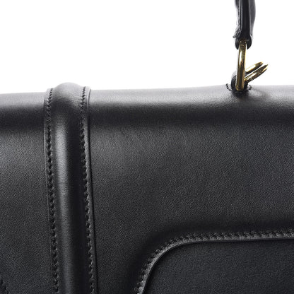 Celine Satinated Calfskin Medium 16 Top Handle Bag Black 13 of 15