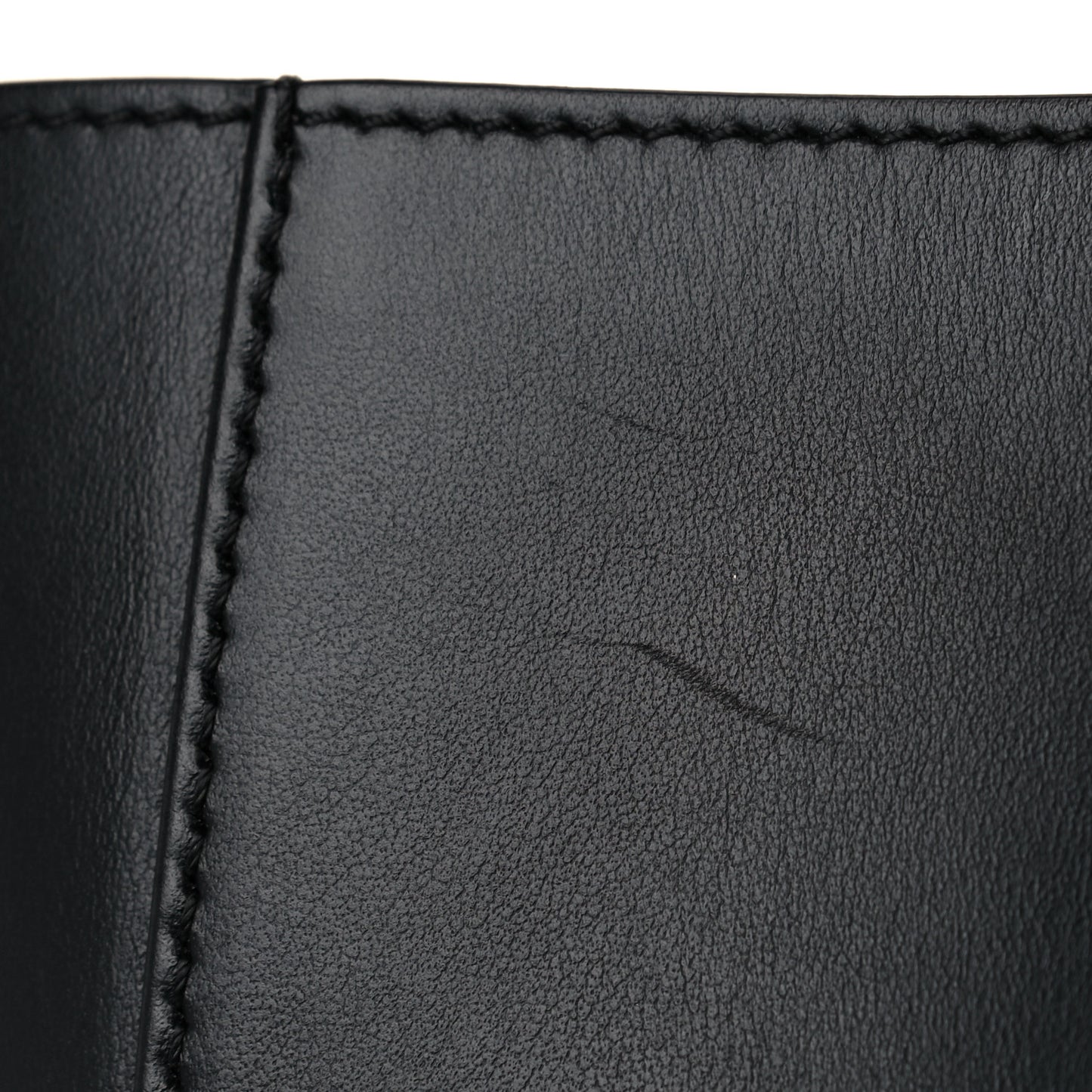 Denim North South Tote Black