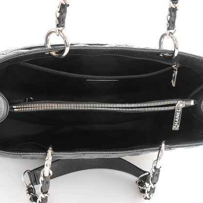 Chanel Caviar Quilted Grand Shopping Tote GST Black 5 of 7