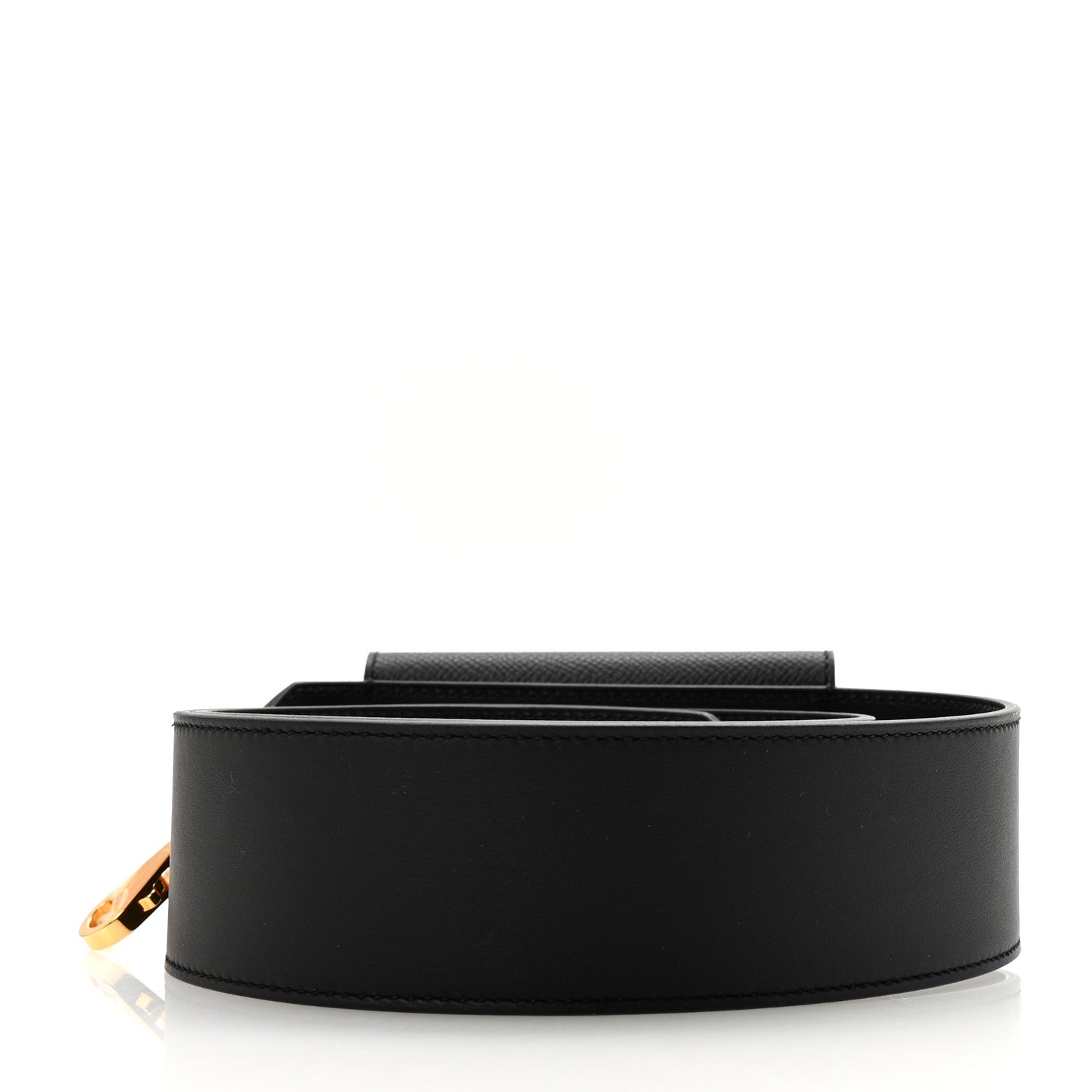 Hermes Swift Epsom Pocket Kelly Shoulder Strap Black 2 of 5