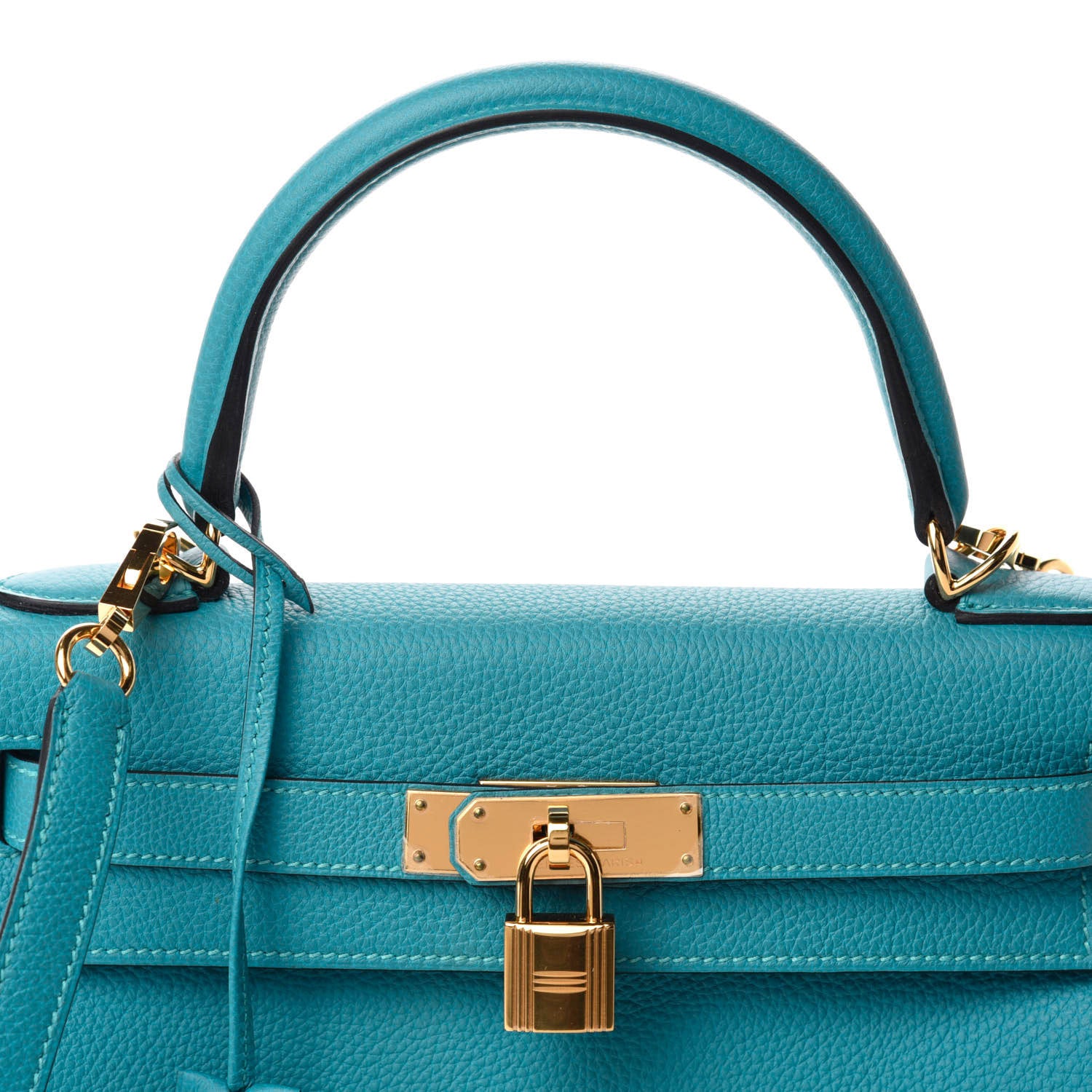 Hermes Togo Kelly Retourne 28 Turquoise 11 of 11