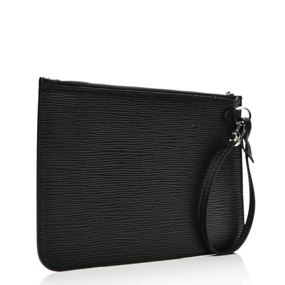 Louis Vuitton Epi Neverfull Pochette MM GM Black 3 of 6
